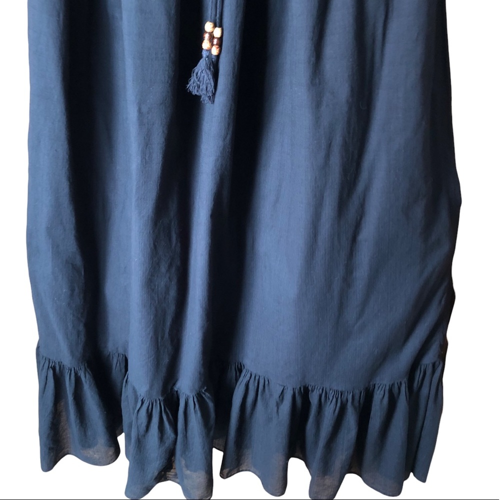 Denim & Supply Ralph Lauren Black Strapless Maxi Dress - Picture 7 of 14